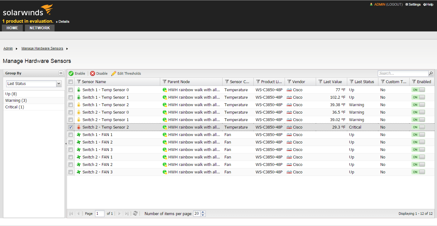 Hardware Health Thresholds & Alerting Explained in Orion