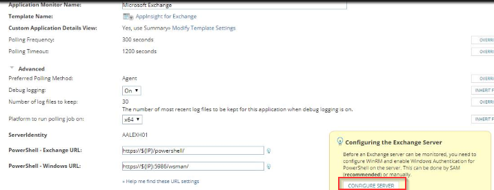 AppInsight for Exchange: PowerShell Exchange web site