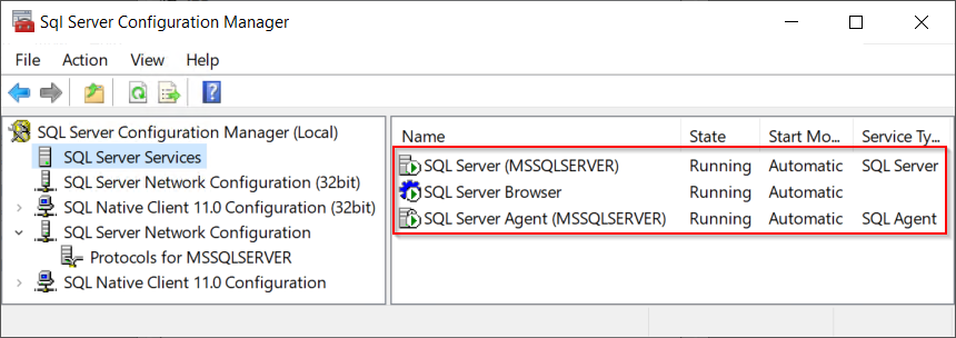 SQL Server Network Configuration for Orion platform