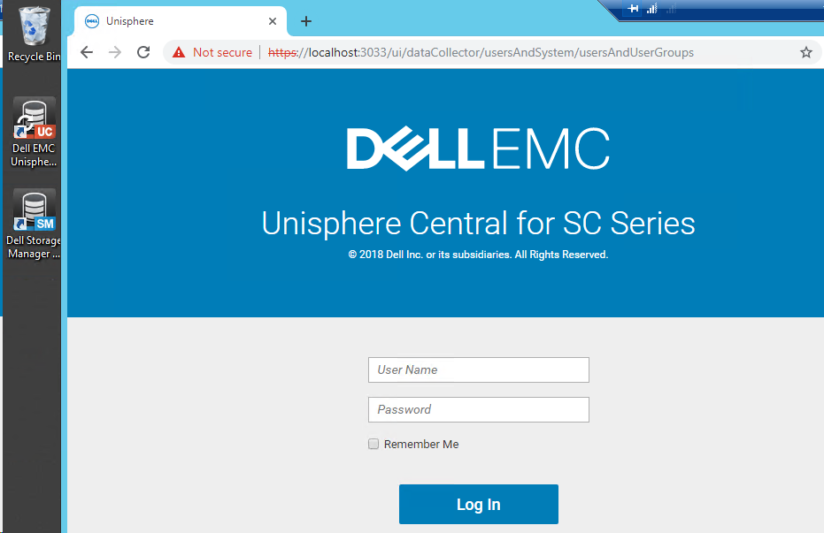 Setting up Dell Compellent DSM 2018 R1 (Unisphere Central for SC) in