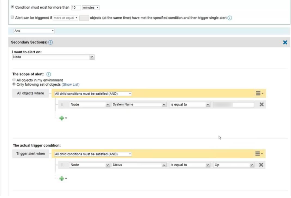 Create custom poller alert in Orion