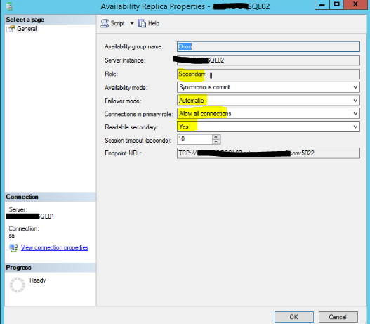 Configuration Wizard error in Orion because the database is